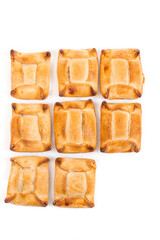 Savory pastries of meat