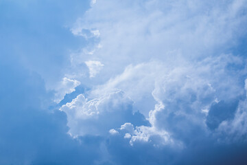 Blue sky with cloud. Abstract style for text, design, fashion, agencies, websites, bloggers, publications.