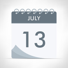 July 13 - Calendar Icon