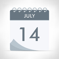 July 14 - Calendar Icon
