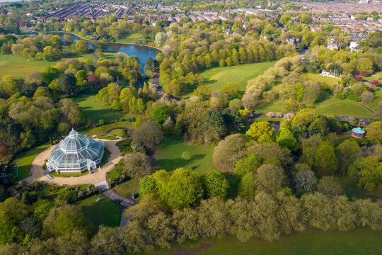 The Palm House and Sefton Park in Liverpool