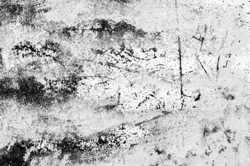 Texture of a concrete wall with cracks and scratches which can be used as a background