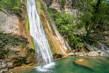 the Etler waterfall and pools, hidden beauties and unexplored paradise of Antalya, Turkey