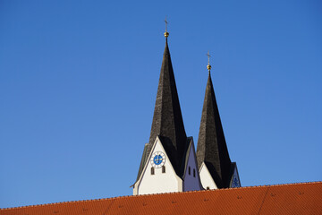 Detail Kirchturm Spitzen 
