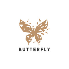 butterfly logo icon vector design