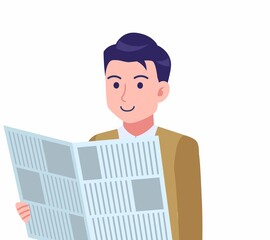 ネクタイをした若い男性