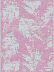 Fashionable and trendy simple collage plant exotica texture abstract floral, flower, leaf seamless pattern