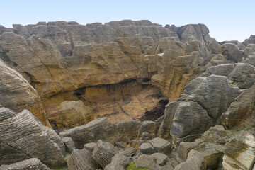 Pancake Rocks in New Zealand