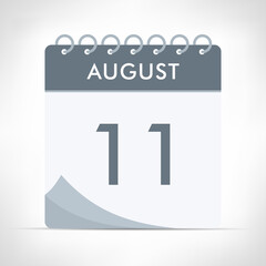 August 11 - Calendar Icon