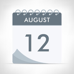 August 12 - Calendar Icon