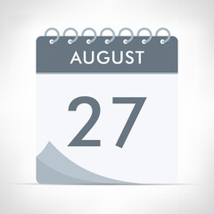 August 27 - Calendar Icon