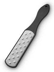 Laser foot file isolated on white background