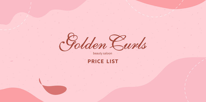 Abstract backgrounds. Hand-drawn various shapes and objects of doodles, spots, drops. Modern trendy vector illustration. Pastel shades. Wavy objects. Cover for price list, catalog, certificate, diplom - Powered by Adobe