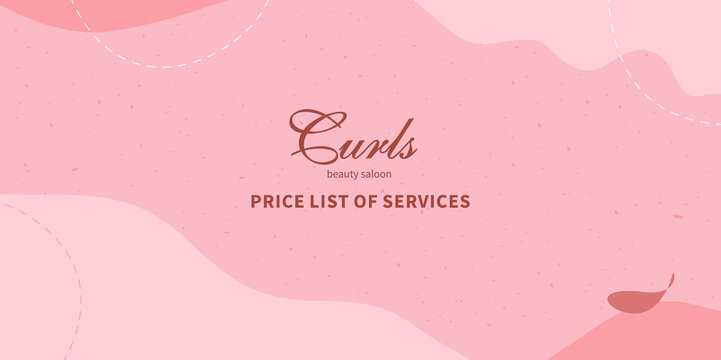 Abstract backgrounds. Hand-drawn various shapes and objects of doodles, spots, drops. Modern trendy vector illustration. Pastel shades. Wavy objects. Cover for price list, catalog, certificate, diplom