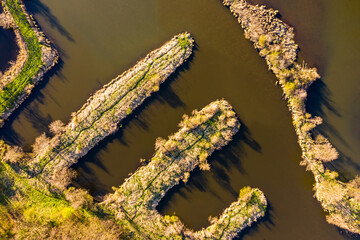 Ponds in the village of Strobów