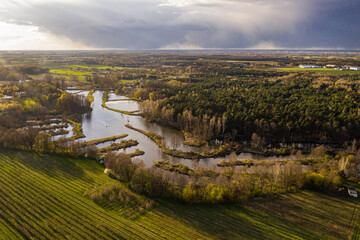 Ponds in the village of Strobów