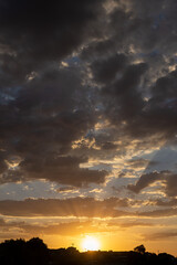Fototapeta na wymiar Sonnenuntergang in Australien
