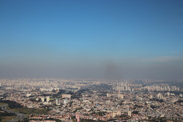 Vista do Pico do Jaraguá em São Paulo 