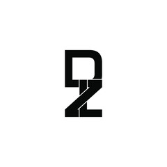 dzl letter original monogram logo design