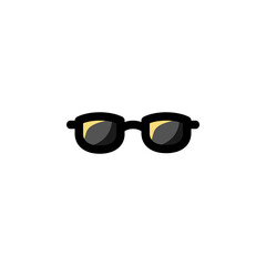 Glasses Fashion Outline Icon Logo Vector Illustration.