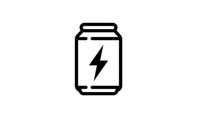 drink icon outline style black and white background perfect pixel