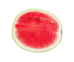 Half watermelon isolated