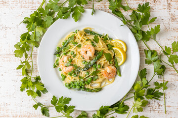 イタリアンパスタ　Italian pasta with simple tomato sauce