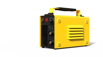 inverter welder tool. isolated conceptual industrial 3D illustration