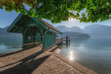 Lever de soleil à Saint Jorioz, haute Savoie