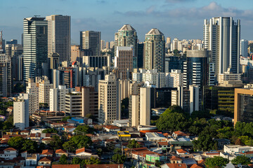 Fototapeta na wymiar Sao Paulo, Brazil. Cidade Monções district.