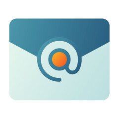 email internet message mail single isolated icon with smooth style