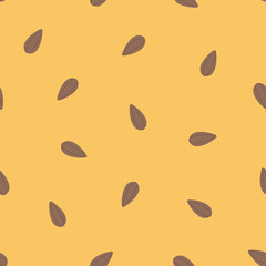Seamless pattern with seeds. Great for fabric, textile. Vector Illustration