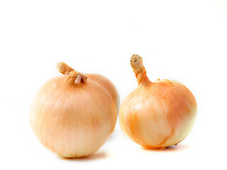 Onions isolated on a white background or Guava Onion.