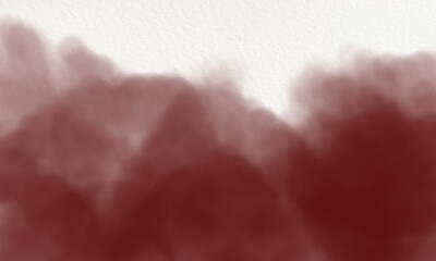 cabernet watercolor background on white canvas