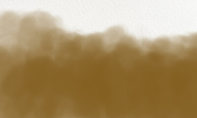 latte watercolor background on white canvas