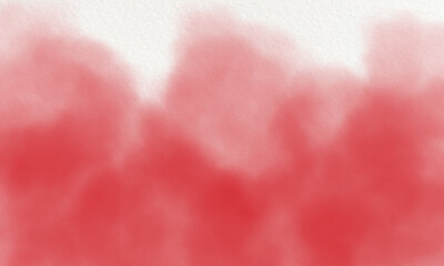 red watercolor background on white canvas