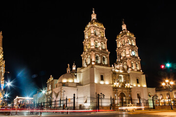 Catedral de Durango de Noche