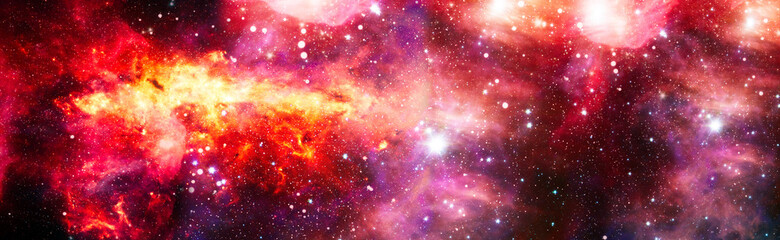 High quality space background. explosion supernova. Bright Star Nebula. Distant galaxy. Abstract...