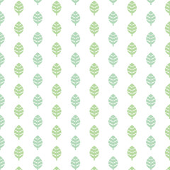 カジュアルな葉の模様の背景素材