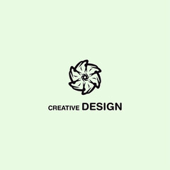 Unique Creative Logo Abstract Vector Design Art