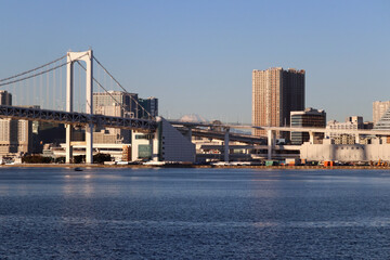 豊洲ぐるり公園から見える風景