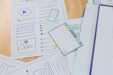 Web designer, creative planning, application development, user experience concept outline.