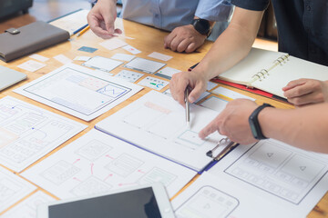 Web designer, creative planning, application development, user experience concept outline.