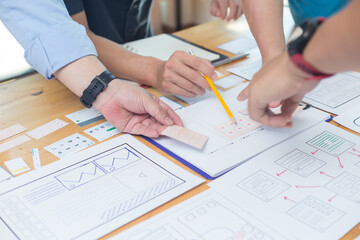 Web designer, creative planning, application development, user experience concept outline.