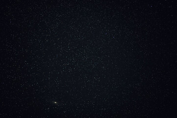 sky in the night with stars planets and comets