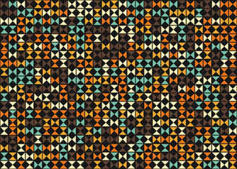 Abstract Geometric Pattern generative computational art illustration