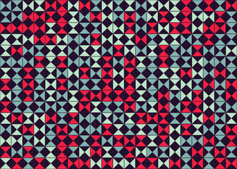 Abstract Geometric Pattern generative computational art illustration