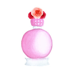 Pink Parfume watercolor
