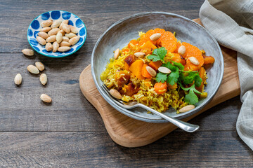 Vegetarian rice pilaf