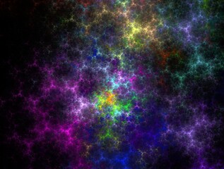 Imaginatory fractal background generated Image
